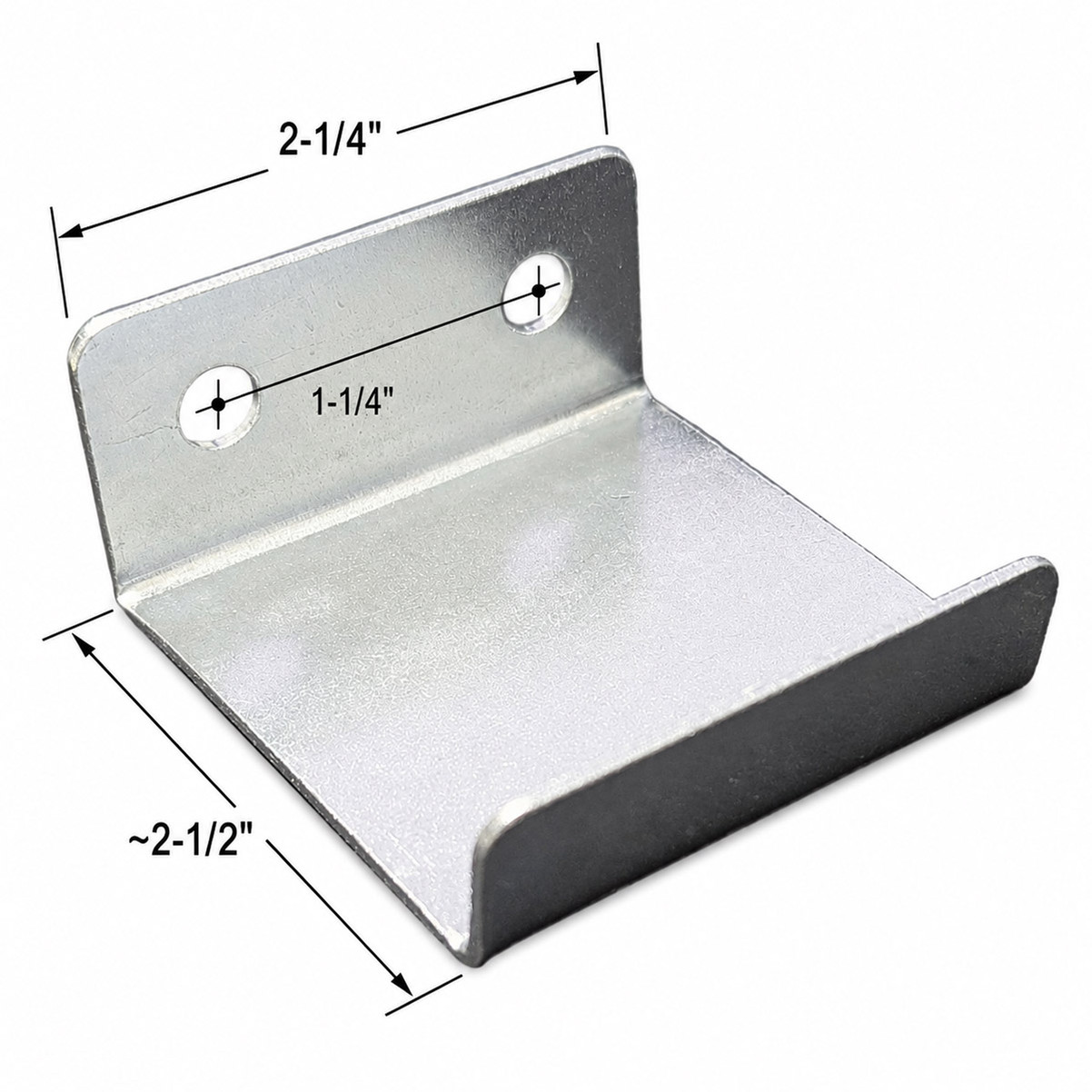 Dimensions for roll-up door step plate stomp pad for mini storage door bottom bar